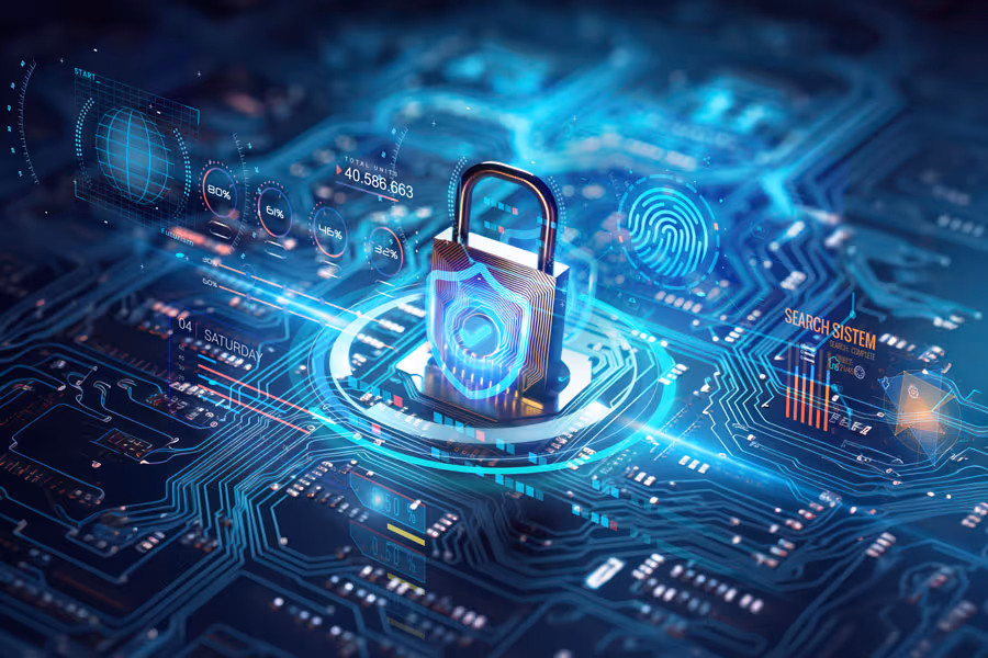 Digitale Cybersicherheit als Sinnbild für Datenschutz und Sicherheit